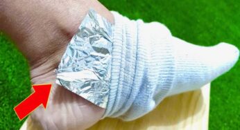 Metti la carta stagnola ai piedi e smettila di spendere soldi in farmacia
